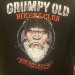 Grumpy Old Bikers Club T-Shirt size XL